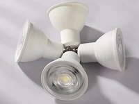 50 x led-spot gu10 – 5w – 3000k warm wit – ip20 - afbeelding 2 van  5