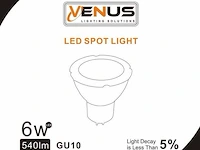 50 x led-spot gu10 – 5w – 3000k warm wit – ip20 - afbeelding 5 van  5