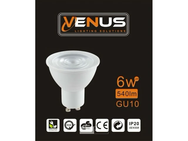 50 x led-spot gu10 – 5w – 3000k warm wit – ip20 - afbeelding 5 van  6