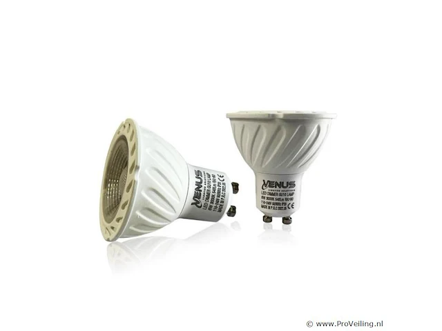 50 x led-spot gu10 – 6w – variabele intensiteit – 6500k koud wit – ip20 - afbeelding 2 van  6