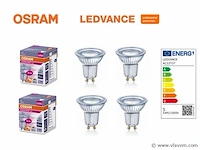50 x osram gu10 led lampjes, neutraal wit - afbeelding 2 van  10