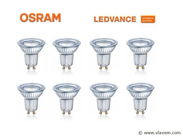 50 x osram gu10 led lampjes, neutraal wit - afbeelding 1 van  10