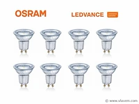 50 x osram gu10 led lampjes, neutraal wit - afbeelding 1 van  10