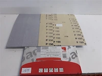 50 x schuurpapier k150 - afbeelding 1 van  2
