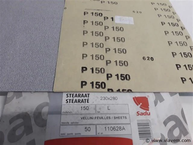 50 x schuurpapier k150 - afbeelding 2 van  2