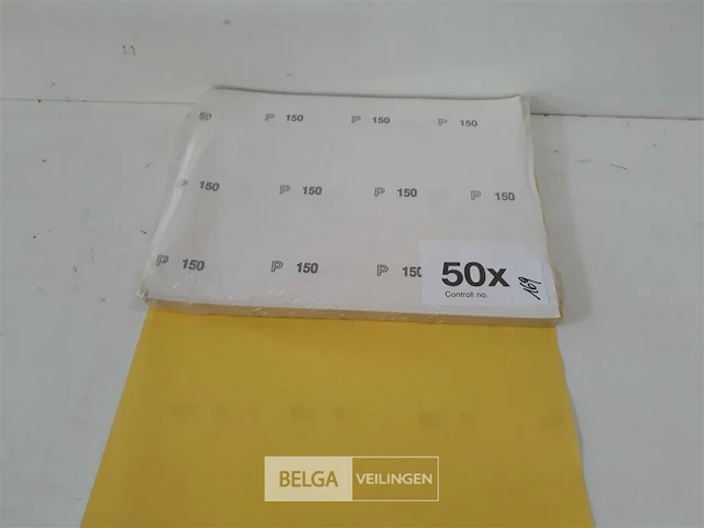 50 x schuurpapier k150 - afbeelding 1 van  3
