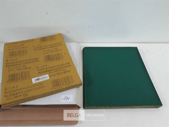50 x schuurpapier waterschuurpapier k100 - afbeelding 2 van  3