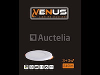 50 x tweekleurig led-paneel – wit / koud wit – 6w (3w + 3w) – aan/uit – binnen – smd – 100 mm - afbeelding 2 van  5