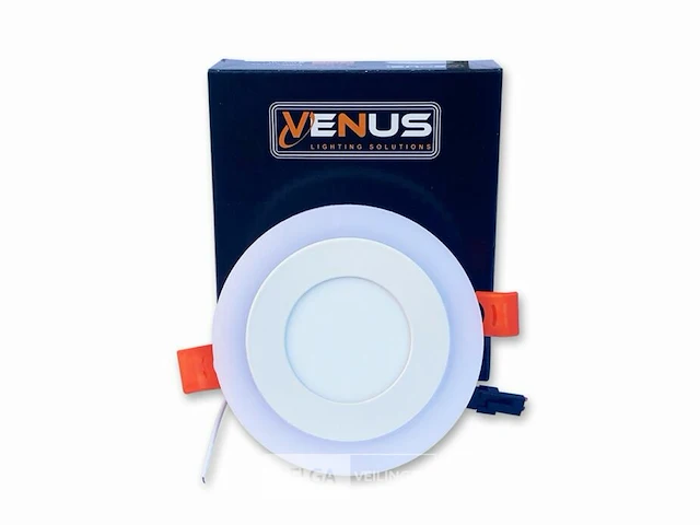 50 x tweekleurig led-paneel – wit / koud wit – 6w (3w + 3w) – aan/uit – binnen – smd – 100 mm - afbeelding 4 van  6