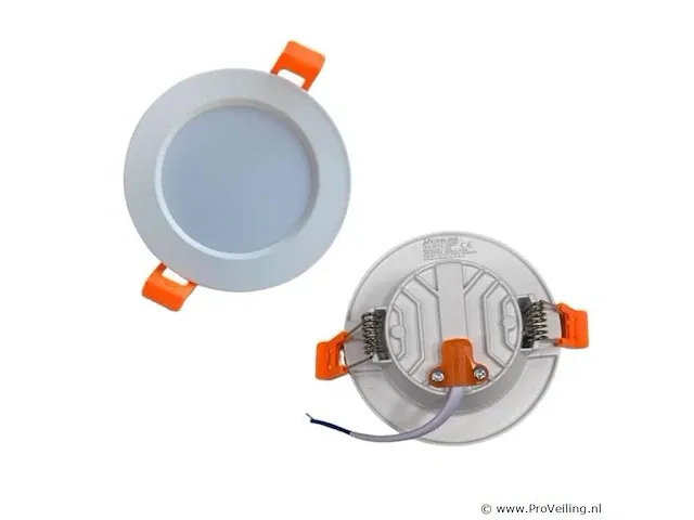 50 x venus 5w rond led paneel waterdicht ip44 4000k (neutraal wit) - afbeelding 3 van  4