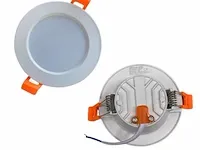 50 x venus 5w rond led paneel waterdicht ip44 4000k (neutraal wit) - afbeelding 3 van  4