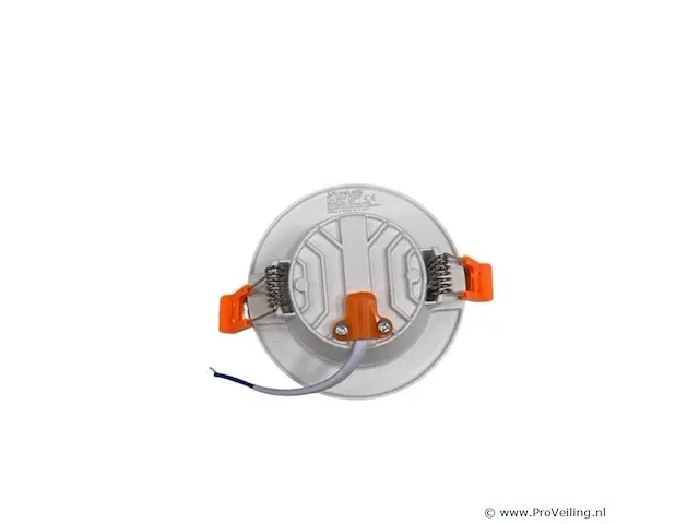 50 x venus 5w rond led paneel waterdicht ip44 6500k (wit) - afbeelding 3 van  4