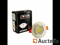 50 x verstelbare inbouwspot (wit) - cob - 7w - 3000k - afbeelding 3 van  6