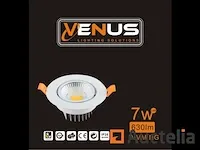 50 x verstelbare inbouwspot (wit) - cob - 7w - 6500k