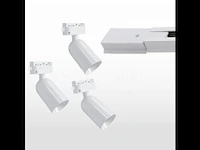 50 x verstelbare railspot met gu10 fitting (wit) - afbeelding 1 van  5