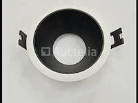 50 x verzonken gu10 inbouwarmatuur met fitting (zwart/wit) - afbeelding 2 van  4