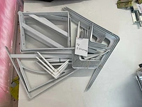 50 x witte plankdragers - afbeelding 1 van  7