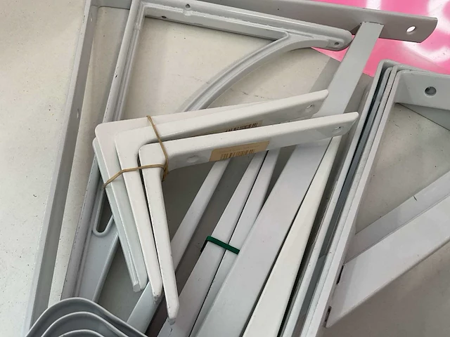 50 x witte plankdragers - afbeelding 5 van  7