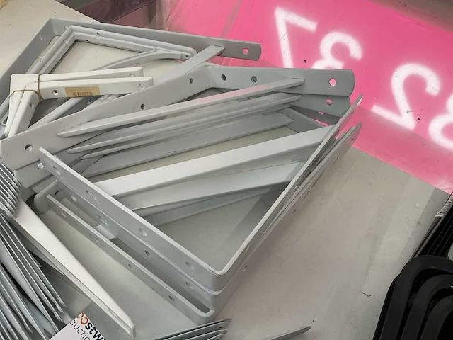 50 x witte plankdragers - afbeelding 6 van  7