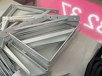 50 x witte plankdragers - afbeelding 6 van  7
