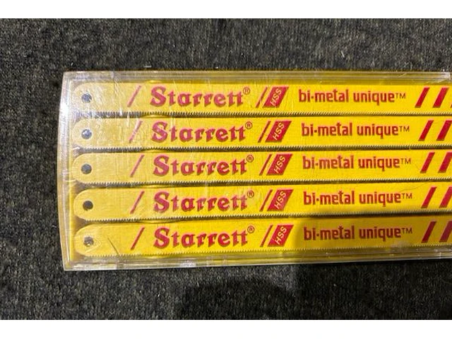 50 zaagbladen starrett - afbeelding 2 van  5