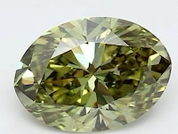 5.00ct fancy vivid green vs1 with igi certificate - afbeelding 1 van  4
