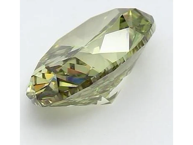 5.00ct fancy vivid green vs1 with igi certificate - afbeelding 3 van  4