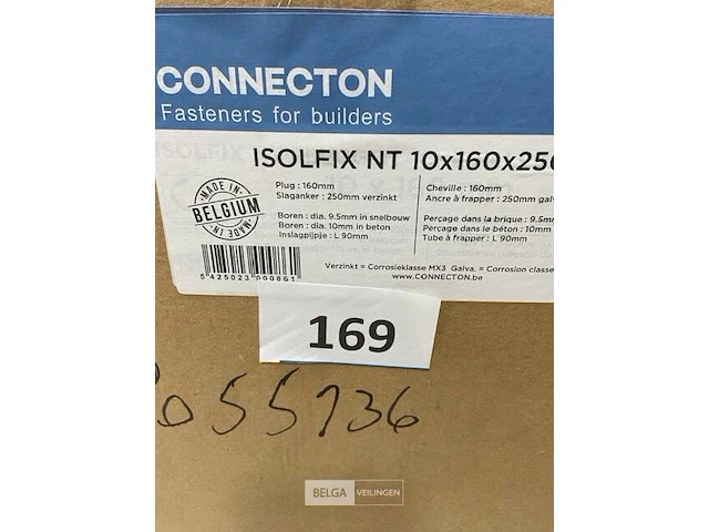 500x isolfix nt 10x160x250 - afbeelding 3 van  3