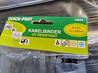 500x ongebruikt tyrap 7,8x500mm - afbeelding 2 van  4