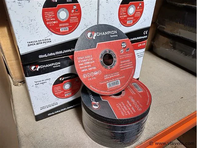 500x slijpschijf 125mm x1,2 - afbeelding 1 van  5