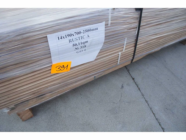 50,11 m² massief eiken parket 14mm - afbeelding 4 van  6