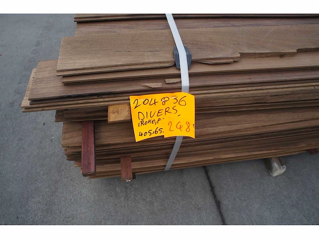 50,35 m² iroko/frake/ayous divers - afbeelding 2 van  6