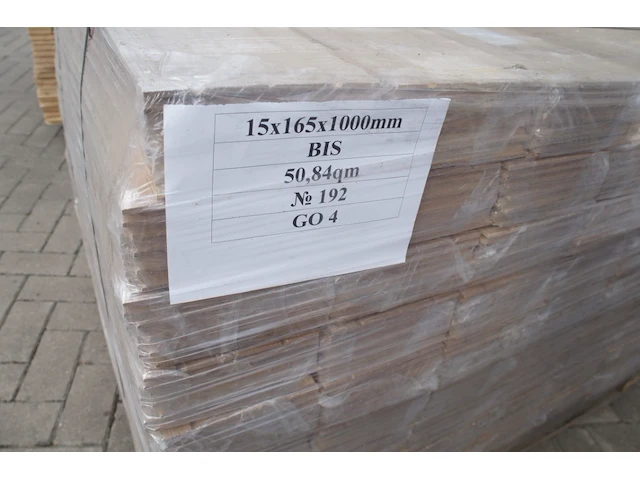 50,84 m² massief eiken parket 15mm - afbeelding 2 van  6