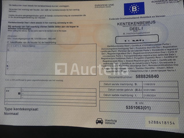 50cc motorfiets aprilia classic (1993-21.295 km)(vin: 5351063 ) - afbeelding 12 van  15