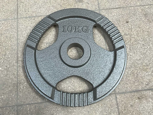 50mm halterschijf 10kg (20x) - afbeelding 1 van  1
