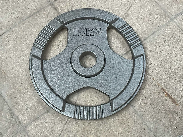 50mm halterschijf 15kg (20x) - afbeelding 1 van  1