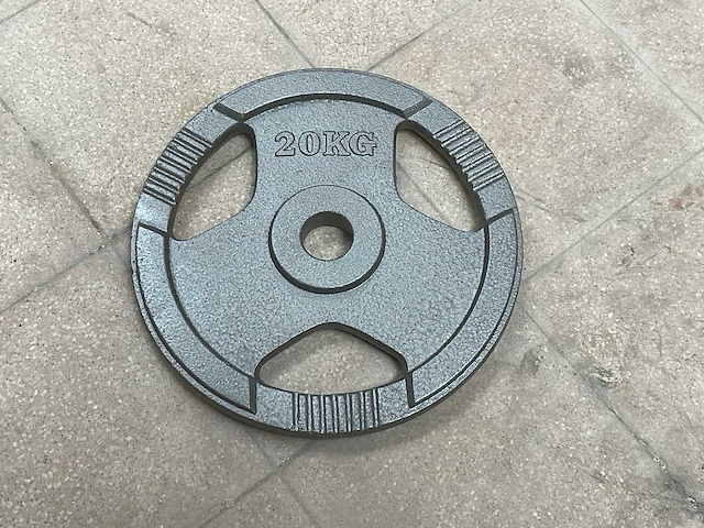 50mm halterschijf 20kg (13x) - afbeelding 1 van  1
