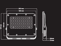 50w 5000k led breedstraler met lens waterdicht (12x) - afbeelding 5 van  7