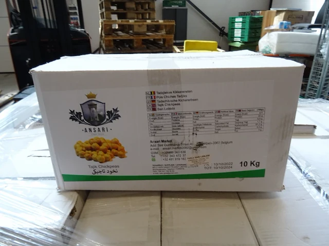 50x 10kg tadzjiekse kikkererwten ansari - afbeelding 3 van  6