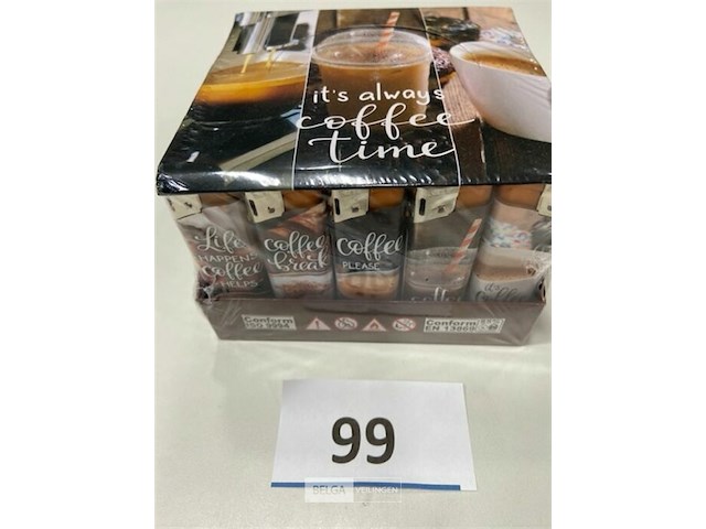 50x aansteker coffe time - afbeelding 1 van  3