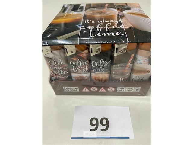 50x aansteker coffe time - afbeelding 3 van  3