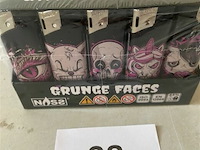 50x aansteker grunge faces - afbeelding 1 van  3