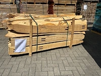 50x acacia halfronde paal - afbeelding 2 van  3