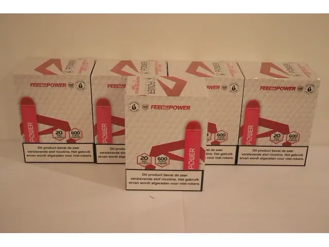 50x e-sigaret raspberry ripple ice cream - afbeelding 1 van  9