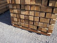 50x eiken paal met diamantkop - afbeelding 3 van  4