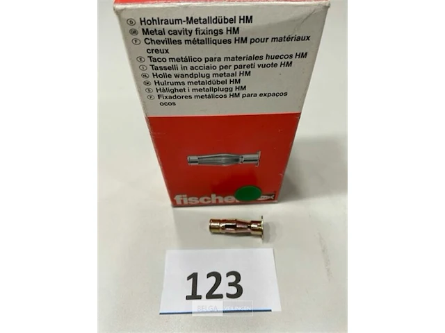 50x fischer hoole wantplug metaal - afbeelding 1 van  3