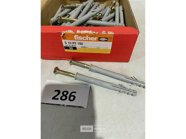 50x fischer kozijnplug torx t-40 sxr 10x100 - afbeelding 1 van  3