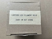 50x led filament lantaarn 1w - afbeelding 3 van  5