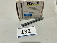 50x metalen kozijnplug 10x92 - afbeelding 3 van  3