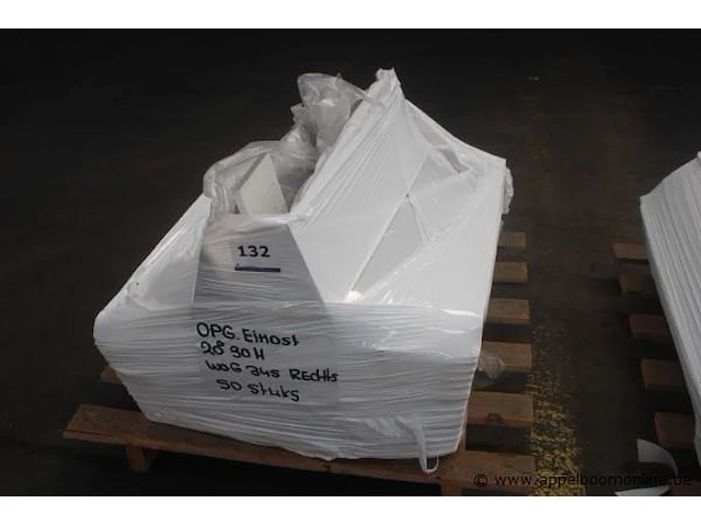 50x opgeb.eindstuk 76 30cm 20° rechts wog345 (60 st/pal) - afbeelding 1 van  3